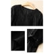 thumbnail image 5 of Camiseta de manga corta con cuello en V y bordado para mujer - Top fino y transpirable de alta densidad, mezcla de lino, M-XXL, 5 of 5