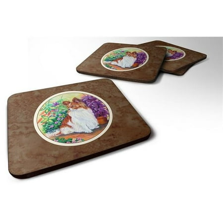 

Papillon Foam Coaster 3.5 x 0.25 x 3.5 in. - Set of 4