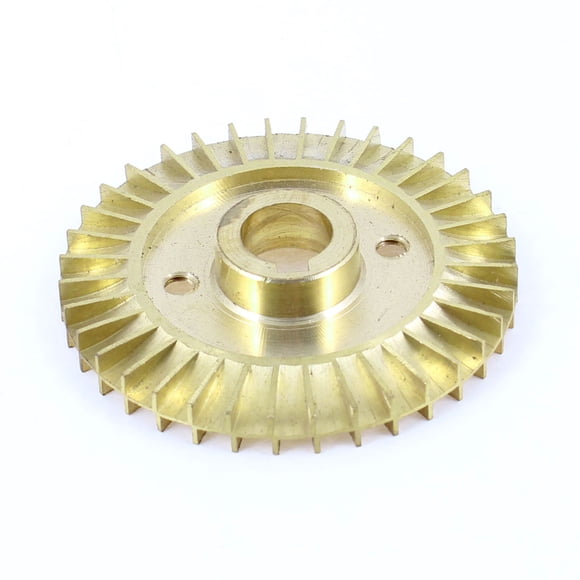 Parte de bomba de agua de doble cara, diámetro de 60 mm, impulsor de latón tono dorado