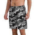 thumbnail image 2 of Naloa Horse Silhouette Men's Beach Shorts, Surfing shorts, Swim trunks, Quick Dry Swim Trunks for Surfing Beach Fun - 3X-Large, 2 of 9