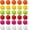 30 pack mixed, variant on 100 Pack Practice Golf Balls Airflow Hollow Plastic Golf Balls Practice Trainingor Driving Range, Swing Practice, Home Pool Balls