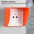 thumbnail image 6 of Power Outlet Supplies Outdoor 86 Type Plastic Rainproof Cover Box Wall-mounted Socket Waterproof Box Switch Protective Cover Electric Plug Rainproof Cover Protection Socket ORANGE TYPE1, 6 of 8