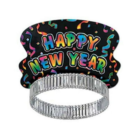 Beistle - 88251-50 - New Yorker Tiara - Pack of 50