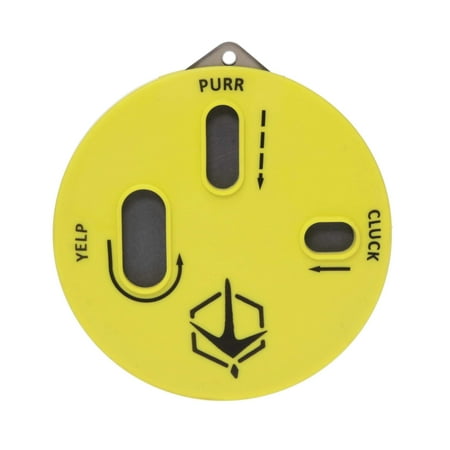 Hunters Specialties HS Strut Cookie Cutt R Tracer Turkey Clucks Yelps Purrs Hunting Friction Lid Slate Pot Call Yellow