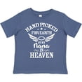 thumbnail image 3 of Inktastic Handpicked for Earth by My Nana in Heaven with Angel Wings Boys or Girls Toddler T-Shirt, 3 of 5