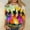 6Multicolor, variant on Drses‌‌ ‌‌‌‌‌‌‌‌‌‌Women's Halloween Witch Pumpkin Tee - 3/4 Sleeve Crew Neck Graphic T-Shirt for Spooky Season