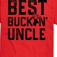 thumbnail image 3 of Instant Message - Best Buckin Uncle - Men's Short Sleeve Graphic T-Shirt, 3 of 6