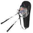 thumbnail image 3 of Badminton Racket,Carbon Aluminum Alloy Badminton Racquet Racket Convenient Use, 3 of 8