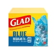 thumbnail image 2 of Glad Sacs de Recyclage Bleus - Réguliers 74 Litres -, 2 of 3