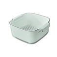 thumbnail image 2 of GUOOL Kitchen Fruit Drain Basket Kitchen Colander Vegetables Washing Bowl Dish Drainer Light Green, 2 of 9