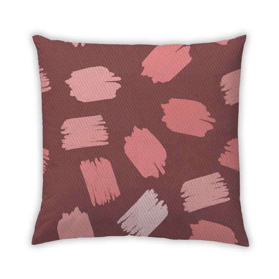 Ahgly Company Outdoor Square Contemporary Throw Pillow, 18 inch by 18 inch
