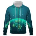 thumbnail image 1 of Sudadera con capucha y cremallera de moda con imagen inteligente de IA en 3D para hombre y mujer, sudadera con estampado 3D, jersey informal para niños, 1 of 6