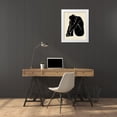 thumbnail image 3 of Barnes, Victoria 12x14 White Modern Wood Framed Museum Art Print Titled - Onyx Figure II, 3 of 4