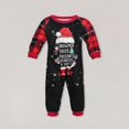 thumbnail image 2 of Chemise d'Automne Familiale Haut Pantalon à Carreaux Style de Noël Ensemble Quotidien (Rouge P Papa), 2 of 9
