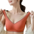 thumbnail image 4 of Eashery Women Bras Solid Seamless Womens Bras Comfortable Red L, 4 of 5