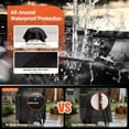 thumbnail image 3 of Gaspro Upgraded Grill Cover Fits Traeger Pro Series 575/22, Lil Tex Elite, Eastwood Grills, Heavy Duty 600D Fabric, Waterproof Grill Cover with Zipper & Drawstring, Easy to Put On and Take Off, 3 of 9