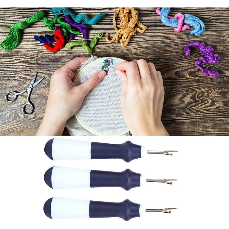 Stitch Remover Tool, Seam Remover Durable 3pcs for Sewing for Beginners