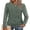 Dim Green, variant on Ronuti Womens Sweaters Long Sleeve Shirts Fall Fashion 2026 Trendy Tops Ruched Outfits Winter Clothing Brown Shirts