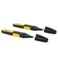 thumbnail image 1 of Stanley Hand Tools Chisel Tip Marker Black (pack 2), 1 of 2