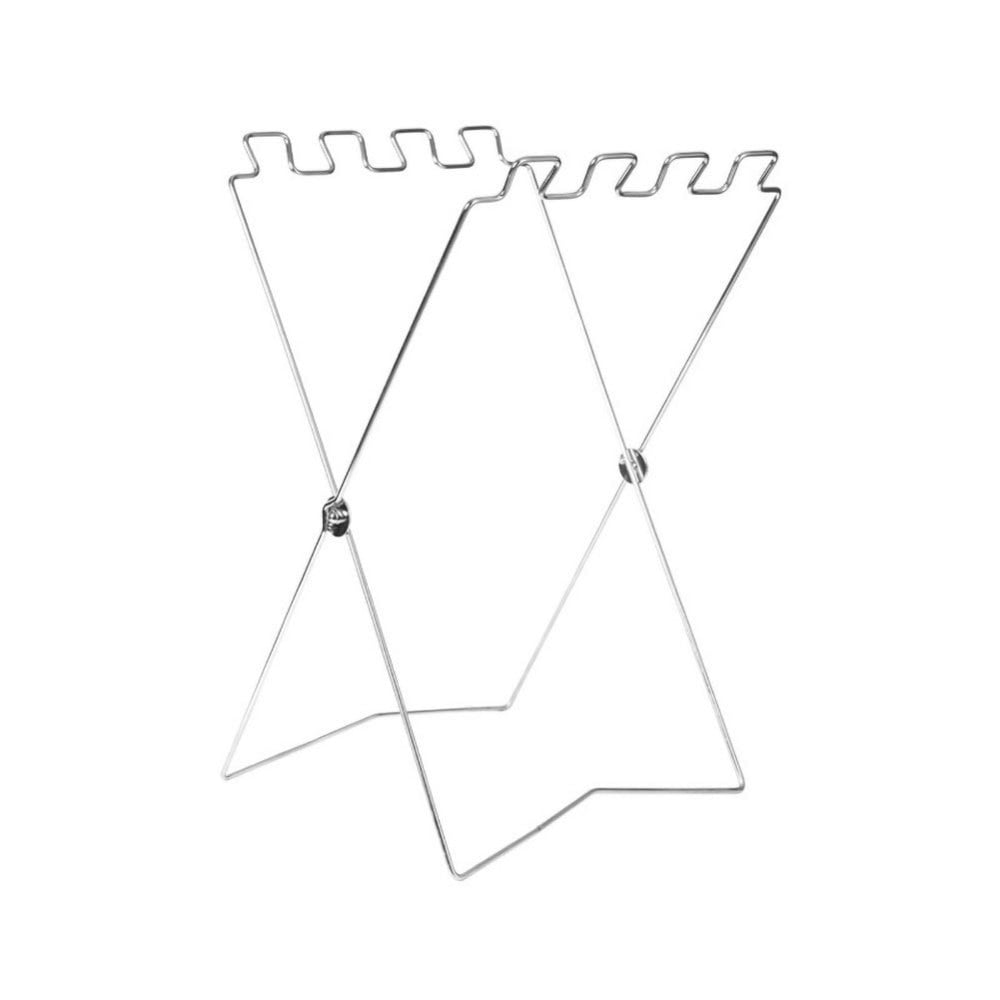 Trash Bag Rack, BBQ Picnic Portable Iron Wire Folding Shelf, Portable