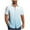 Sky Blue, variant on QIUOMBBP Vacation Shirts for Men Plus Size Casual Lightweight Summer Hawaiian Tshirts Gradient Short Sleeve Button Down Tees with Pocket Sky Blue XXXXL