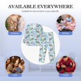 thumbnail image 7 of KLL Colorful Sea Turtle Sleepwear Mens Flannel Pajamas,Long Cotton Pj Set, 7 of 7