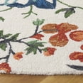 thumbnail image 3 of SAFAVIEH Jardin Dorian Floral Area Rug, Ivory/Orange, 6' x 6' Round, 3 of 7