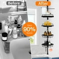 thumbnail image 4 of Adjustable 4 Tier Stainless Steel Shower Caddy, 4 of 6