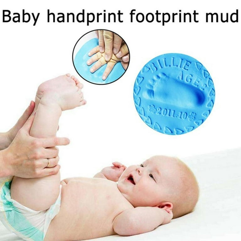 Baby's Touch Baby Safe REUSABLE Hand & Foot Print Keepsake Ink Pad Choose  From Blue, Pink or Black 