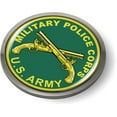 thumbnail image 3 of BestLicensePlateFrames - U.S. Army Military Police Corps 3D Domed CAR Emblem Badge Sticker Chrome Metal Bezel - Official U.S. Army Licensed Product, 3 of 6