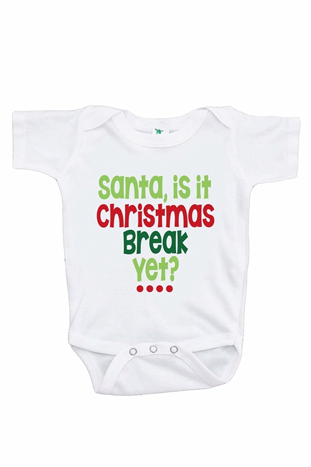 7 ate 9 Apparel Funny Kids Santa Christmas T-Shirt