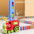 thumbnail image 3 of Juguete Tren Fichas Domino Niños Juego Vehiculo Electrico Xtellar multicolor, 3 of 4