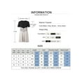 thumbnail image 5 of Gvmfive Women Summer Short Sleeve Colorblock Pockets Swing T-shirt Dress, 5 of 8