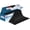 Black, variant on Clearly Elegant White Plastic Tablecloth Roll with Cutter, 423 Sq.Ft (52"x1181") Extra Large Disposable Picnic Table Cover, Plastic Table Cloth Disposable for Parties, Events and Outdoor Gatherings