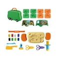 thumbnail image 1 of Dinosaur Mold Play Set For Kids, Clay Tool Kit With Ice Cream Maker And Accessories, Educational Toy For Creativity And Handmade Crafts, 11.81 X 7.87 X 4.33 In, 1 of 9