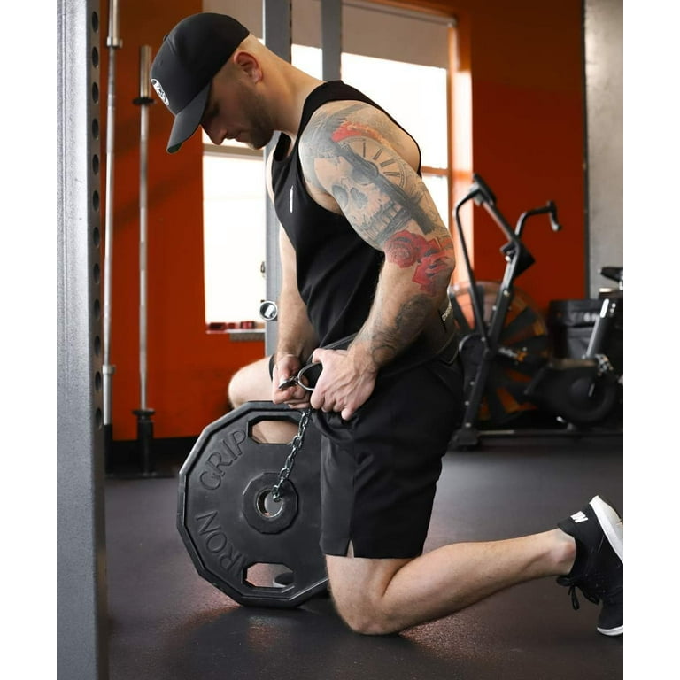 Gymreapers Dip Belt With Heavy Duty Steel Chain, Black photo 8