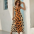 thumbnail image 2 of Leopard Print Pattern Art Sleeveless Dress Women's Summer Suit Dresses for Women 2025 Luxury Party Dress, 2 of 7