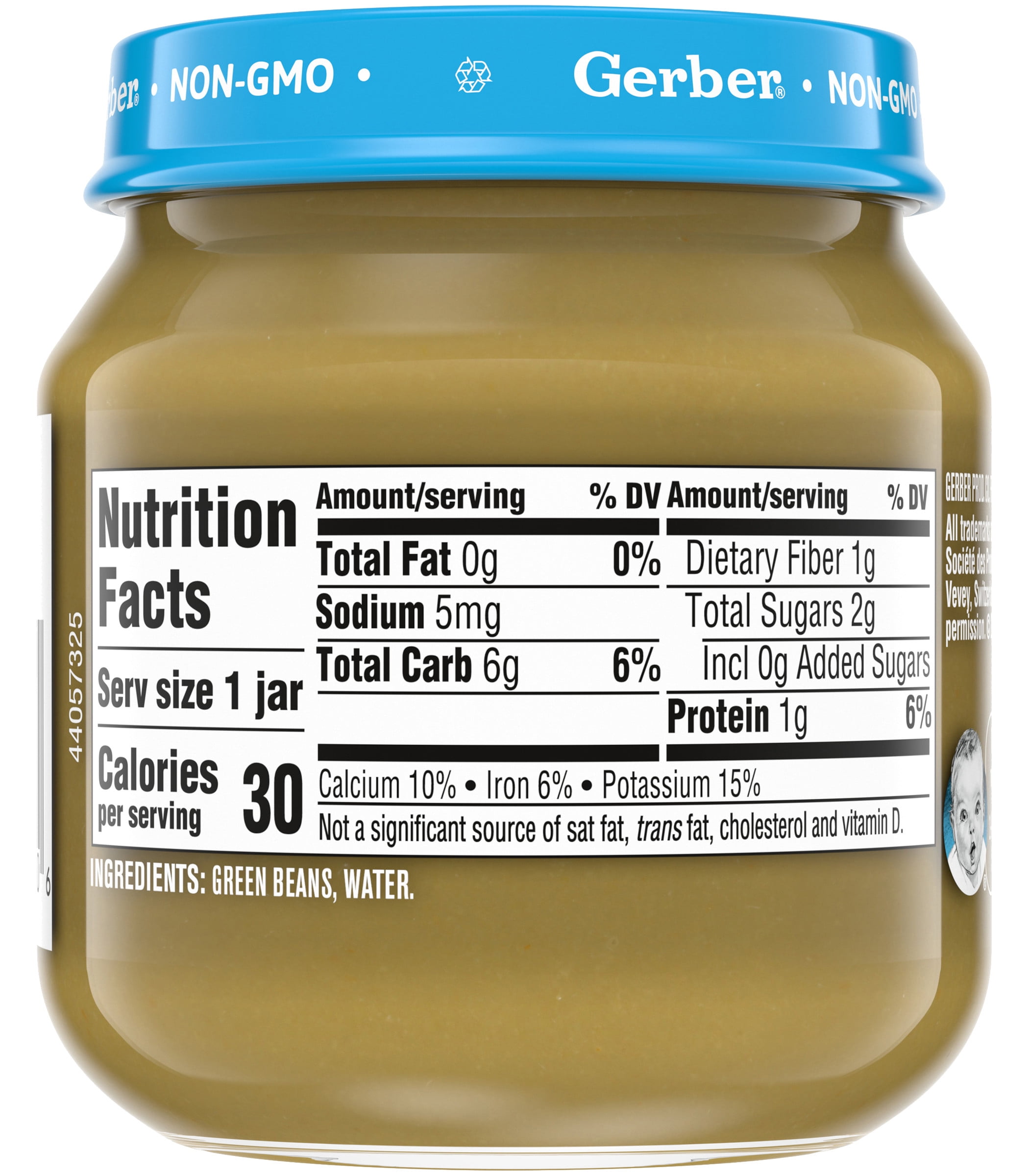 gerber baby food jar label