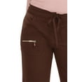 thumbnail image 3 of Koi Womens Peace Scrub Pant, Espresso, 3XL-Tall, 3 of 7