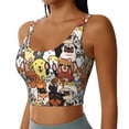 thumbnail image 2 of Naloa Cats & Dogs Group Sports Bras for Women, High Support Bra with Removable Pads, Comfortable - XX-Large, 2 of 9