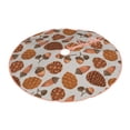 thumbnail image 2 of KLL Christmas Tree Skirt,Party Decorations Farmhouse for Christmas Decorations Holiday Party 30" -Pinecone Autumn Pattern, 2 of 6