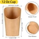 thumbnail image 3 of 50 Pcs Charcuterie Cups with Skewers, 12 Oz Paper Snack Appetizer Cups with Cocktail Picks, French Fry Holder Brown Kraft, Disposable Popcorn Boxes Cones, Party Board Favor(50 Cups + 200 Sti, 3 of 5