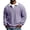 Purple, variant on OIOLOYJM Mens Waffle Shirt Casual Henley Golf Shirt Long Sleeve Knitted T-Shirt Cozy Trendy Soft Dressy 1/4 Zip Pullover Tops Gray L