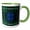 Green/White, variant on 3drose, Image of Macintyre Clan Kilt Scottish Tartan Plaid Pattern, 11oz Two-tone Red Mug