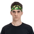 thumbnail image 4 of Uemuo St Patrick's Day10 Printed Sports Headbands for Men Women,Moisture Wicking Workout Headband, Sweatband Headbands,Non-slip Workout Gym Yoga Headband, 4 of 9