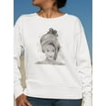 thumbnail image 2 of Grey Portrait Of A Woman Sweatshirt Women -SPIdeals Designs, Female 3X-Large, 2 of 4