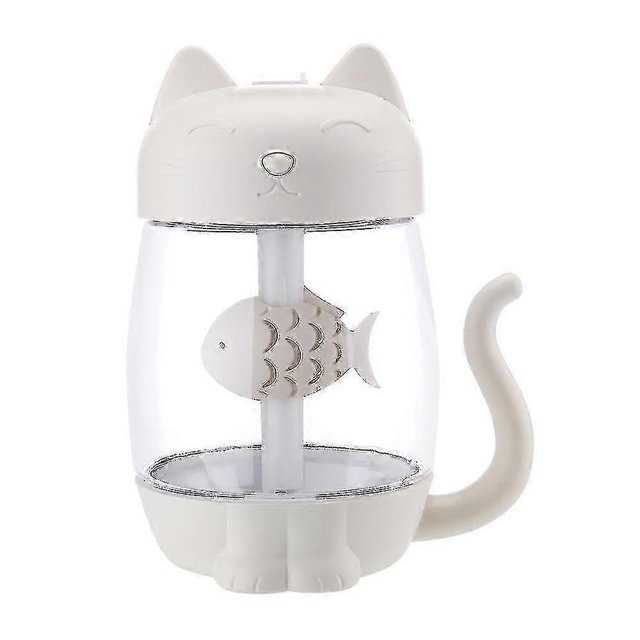 26-27 Cat Cool Mist Humidifier 3 In 1 Polyme Water Mist Mode Auto Shut-off Baby Humidifier With 6 Color Led Lights