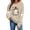 Khaki—Women's Halloween Costume, variant on Womens Halloween Sweatshirts Plus Size Ghost Graphic Pullovers Trendy Work Round Neck Long Sleeve Sweater Tops Halloween Costumes Purple L