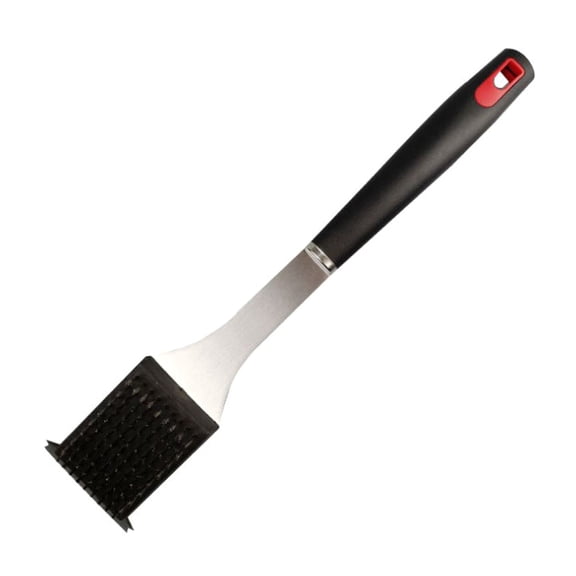 Barbecue Grill Brush and Scraper Stainless Steel Bristles Safe Cleaning