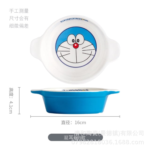 Taza de Doraemon con tapa original, taza de cerámica azul con diseño de gato, regalo de cumpleaños y vacaciones para niños y niñas